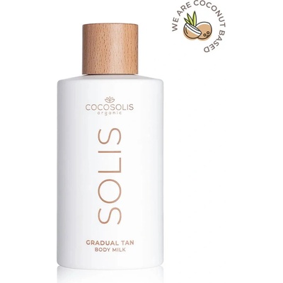 COCOSOLIS SOLIS Gradual Tan Body Milk samoopalovací mléko pro postupné opálení s vůní Caramel Latte 200 ml