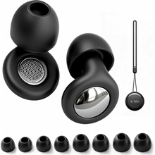 Tech-Protect QuietFit silikonové špunty do uší s útlumem až 40 dB - černé