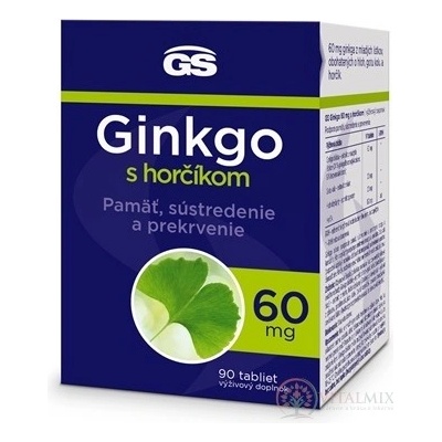 GS Ginkgo 60 mg s hořčíkem 90 tablet – Zbozi.Blesk.cz