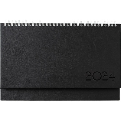 Кожен настолен календар Казбек - Черен, 2024 (6045)