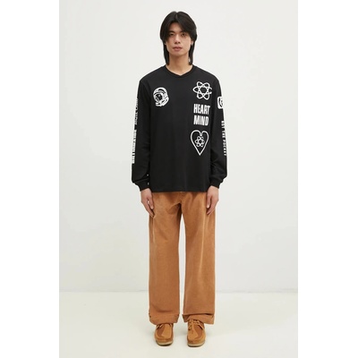 Billionaire Boys Club Памучна блуза с дълги ръкави Billionaire Boys Club Multi Print Longsleeve (B24456)