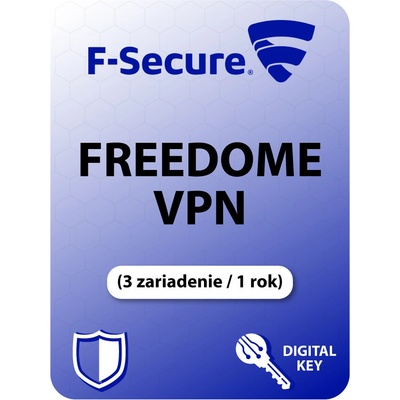 F-Secure FREEDOME VPN 3 lic. 12 mes.