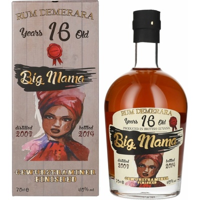 BIG MAMA GEWURZTRAMINER 16y 40% 0,7 l (kartón)