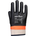 Portwest a402 / Термоустойчиви ръкавици с покритие - черно/оранжево 9 (a402k1rl)