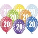 PartyDeco Балон с цифра 20 за рожден ден