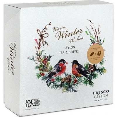 JAFTEA Box Warm Winter Wishes Tea & Coffee zrno 80 g