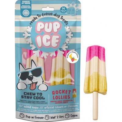 Pup Ice chladiaca s jahodou a banánom 2ks 90 g