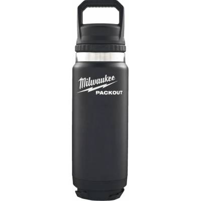 Milwaukee Packout Bottle 710 ml Chug Lid Black
