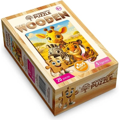 WOODEN CITY Drevené Priatelia 20 dielov