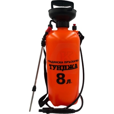 ТУНДЖА Пръскачка градинарска 8 литра метално удължение ТУНДЖА (9700557)