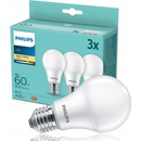 Philips LED žárovka E27 8W 2700K 230V A60 SET3ks P775490