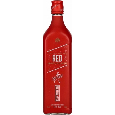 Johnnie Walker RED LABEL Edícia 200TH 40% 0,7 l (čistá fľaša)