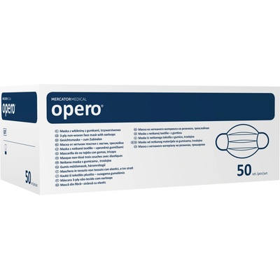 Opero ústenka na gumičku bílá 50 ks
