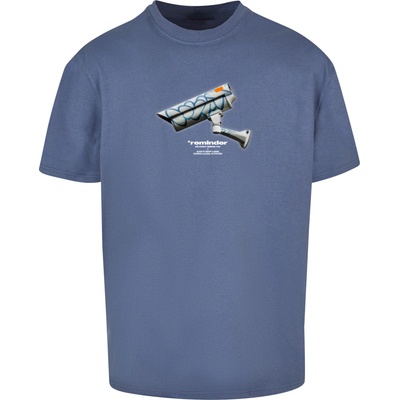 Mister Tee Тениска CCTV Oversize Tee vintageblue XXLUB-MT2537-02428 - Тъмносив, размер 5XL
