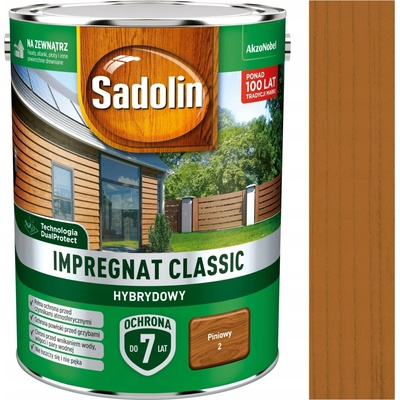 Impregnát na dřevo Sadolin Classic hybridní Borovice 4,5L