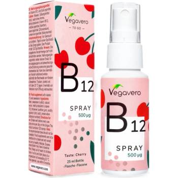 Vegavero В12 Spray 500 mcg | as Methylcobalamin [25 мл] Череша