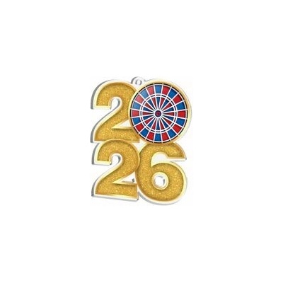 Poháry Bauer Akrylátová medaile MDA2026M10 Šipky