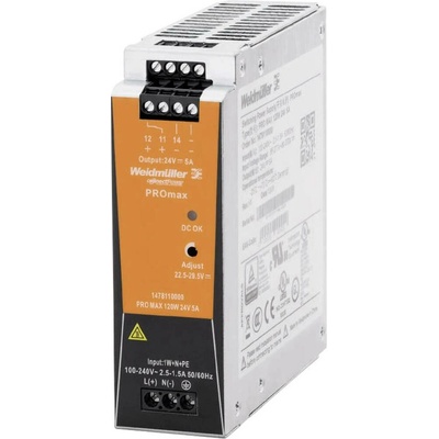 Weidmüller 1478110000 síťový zdroj na DIN lištu 24 V/DC 5 A 120 W Obsah 1 ks