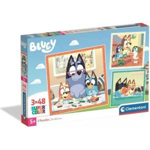 Clementoni Bluey пъзел - 3 x 48 части (25003)