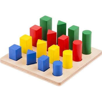 Montessori Rebrík geometrické telesá