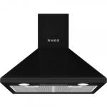 Smeg Аспиратор SMEG KSED65NEE, Серия Victoria, 60 см, за монтаж на стена, Черен (KSED65NEE)