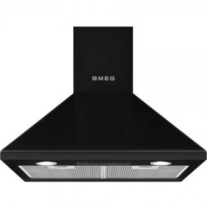 Smeg Аспиратор SMEG KSED65NEE, Серия Victoria, 60 см, за монтаж на стена, Черен (KSED65NEE)
