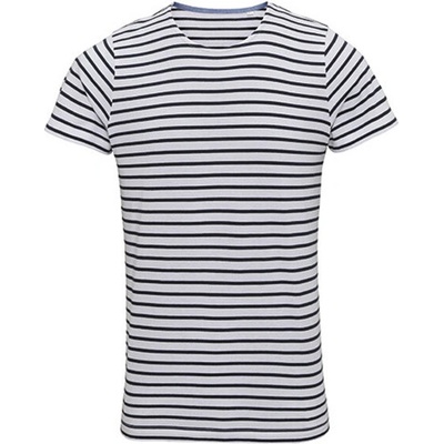 Asquith & Fox pánske tričko AQ072 White-Navy