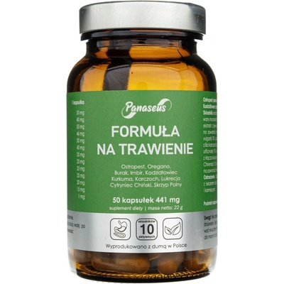 Panaseus Formula na trávenie 441 mg 50 kapsúl