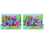Simba Toys Doll - children Simba Evi with a Bike 105730783, 12 cm