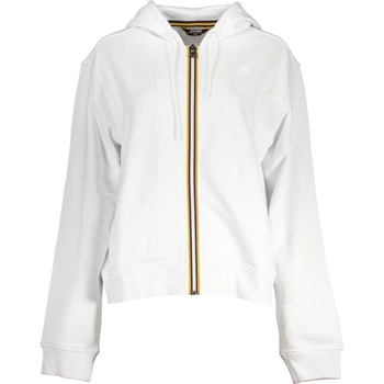 K-Way dámska mikina so zipsom biela