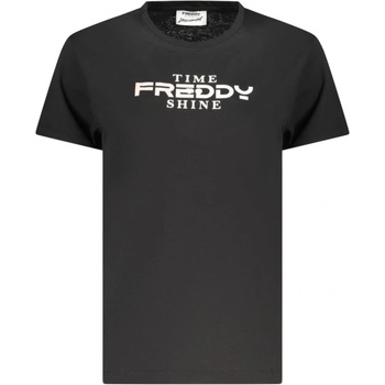 FREDDY Дамска тениска с къс ръкав freddy, Размер l, Цвят Черен (s26wcrt3_nen-)