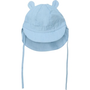 Huttelihut Детска шапка с козирка Huttelihut Kid's Summer Hat Ears Woven Cap - Soft Chambray - размер 74/80 (EU) (904-3495-0113)