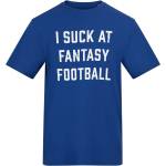 AWD Adults Printed Novelty Football Fan Tee - Fantasy Ftball