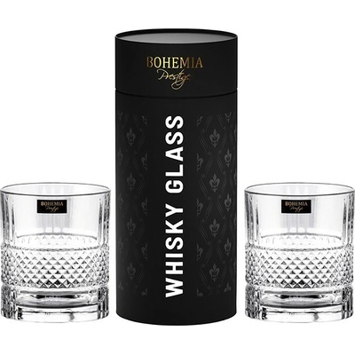 BOHEMIA PRESTIGE BOHEMIA PRESTIGE ELEGANTE SKLENICE NA WHISKY V TUBĚ 2 x 320 ml