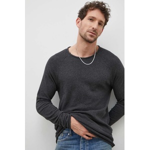American Vintage Памучна блуза с дълги ръкави T-SHIRT ML COL ROND (MSON24GE24) - answear - 144,71 лв