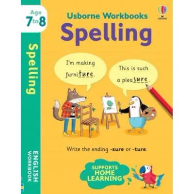 Usborne Workbooks Spelling 7-8 | Jane Bingham