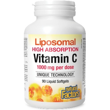 Natural Factors Витамин С Липозомен 500 mg 90 софтгел капсули | Natural Factors (1319 NF)