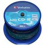 Verbatim CD-R AZO Crystal 700MB (50 бр. шпиндел)