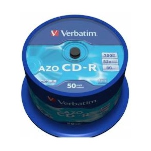 Verbatim CD-R AZO Crystal 700MB (50 бр. шпиндел)