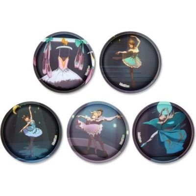 Sada ozdob na batoh Ergobag Kletties Set - Ballet Dancer