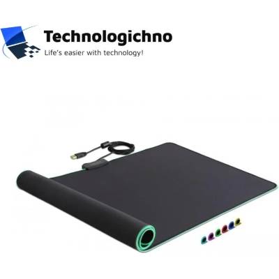 Delock Подложка за мишка Delock 920x303x3mm RGB Black (125551)