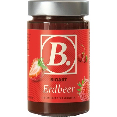 BioArt Bio jahodový džem se sníženým obsahem cukru, ve skleničce - 250 g