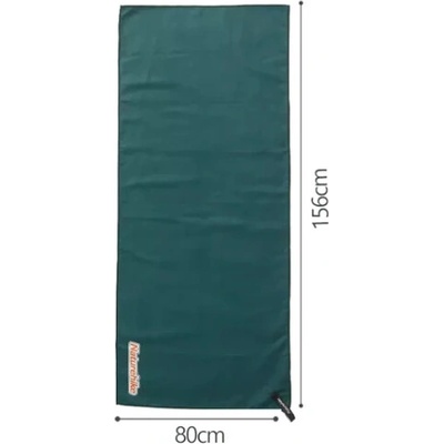 Naturehike Antibakteriálny rýchloschnúci uterák Veľký 156 x 80 cm Tmavo zelená