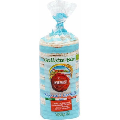 Invernizzi bio chrumkavé chlebíky z piatich obilnín 120 g