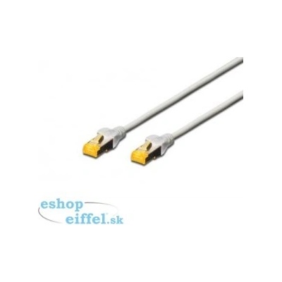 Digitus DK-1644-A-0025 CAT 6A S-FTP, patch, LSOH, Cu, AWG 26/7, 0,25m, šedý