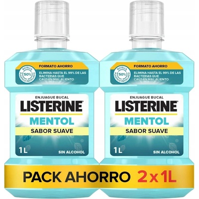 Listerine Zero 0% 2 x 1 L