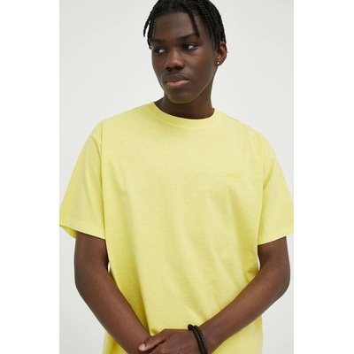 Levi's Памучна тениска Levi's в жълто с изчистен дизайн (A0637.0060)