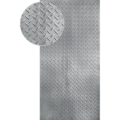 Plech pozinkovaný, 2000 x 1000 x 1,2 mm, 3D vzor slza