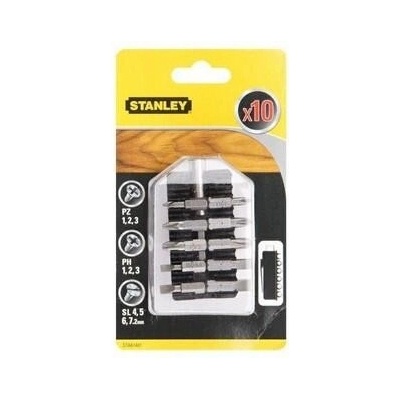 Stanley 10 ks smíšená sada bitů ST-STA61481-XJ