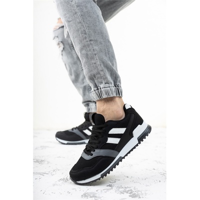 Riccon Унисекс спортни обувки 0012863 - Черни с Бял #325954 (325954_Черно)